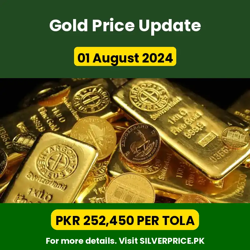 Gold Price in Pakistan - 01 August 2024