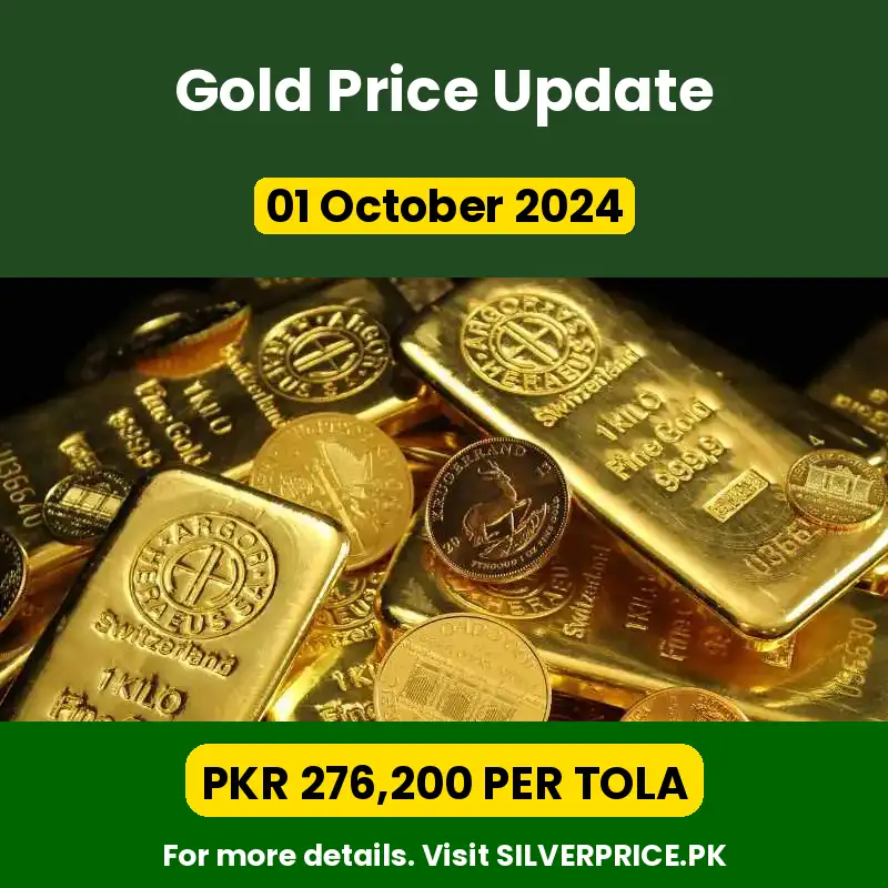 01 October 2024 - Gold Price in Pakistan